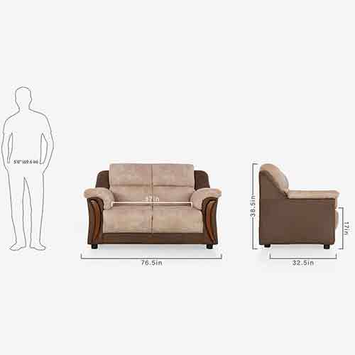 Comfort castle mercury 2 seater sofa